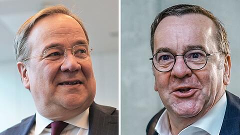 Der CDU-Politiker Armin Laschet wird nach eigenen Angaben immer wieder mal mit dem gleichaltrigen Verteidigungsminister Boris Pistorius (SPD) verwechselt. (Fotos Archiv)