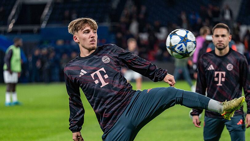 Schafft er schon jetzt den Sprung ins DFB-Team? Bayern-Talent Lennart Karl. Schafft er schon jetzt den Sprung ins DFB-Team? Bayern-Talent Lennart Karl.