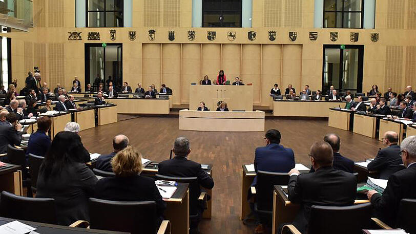 Blick in den Plenarsaal des Bundesrates in Berlin.