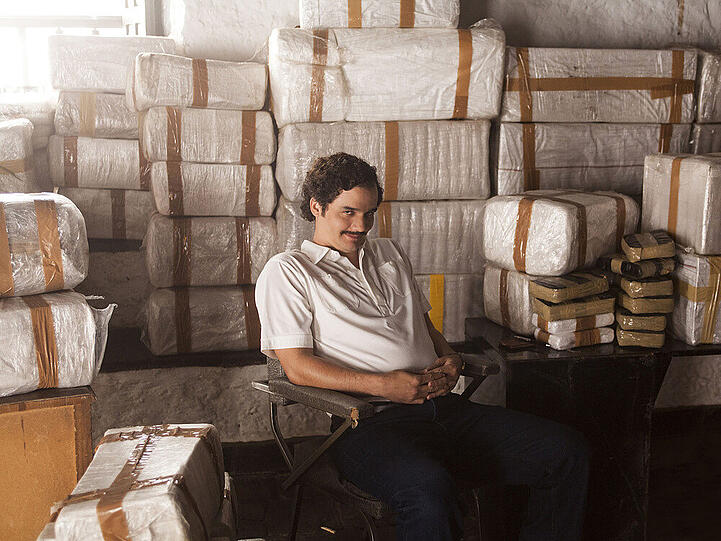Wagner Moura als Pablo Escobar in der Netflix-Serie "Narcos"