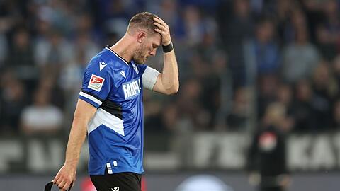 Auch der frühe Treffer von Fabian Klos konnte den Bielefelder Abstieg nicht abwenden.