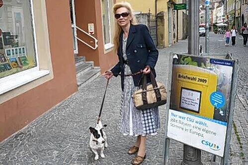 Gudrun W. mit Rocky.