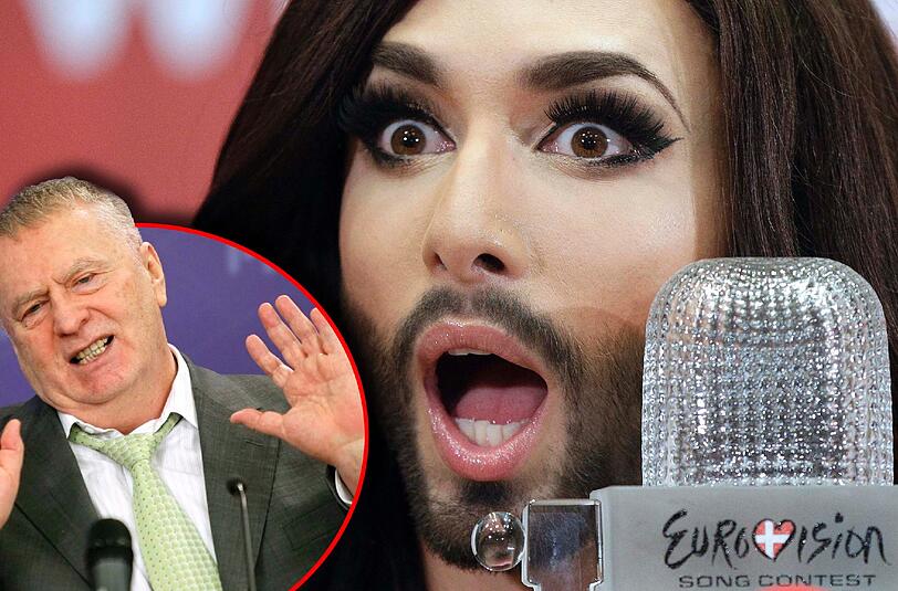 Den "Untergang Europas" sagte der nationalistische Abgeordnete Wladimir Schirinowski nach dem ESC-Sieg von Conchita Wurst voraus.