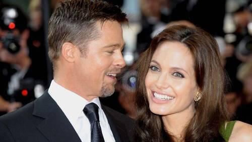 Sie halten zu Obama: Glamour-Paar Brad Pitt und Angelina Jolie. Sie halten zu Obama: Glamour-Paar Brad Pitt und Angelina Jolie.