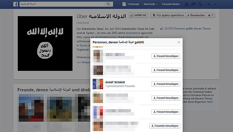 Josef Schmid: Münchens Bürgermeister wurde, wie rund 24.000 andere Personen, ungewollt zum ISIS-Sympathisant. Josef Schmid: Münchens Bürgermeister wurde, wie rund 24.000 andere Personen, ungewollt zum ISIS-Sympathisant.