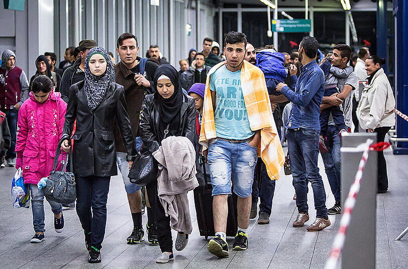 Die entscheidende Frage: Wie kann die hohe Zahl der in Duetschland ankommenden Flüchtlinge versorgt werden?