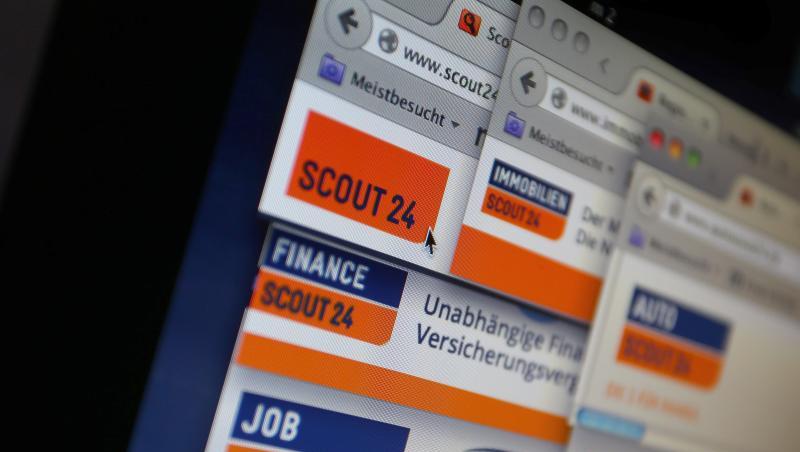Verschiedene Internetseiten des Online-Marktplatzbetreibers Scout24. Foto: Karl-Josef Hildenbrand/Archivbild Verschiedene Internetseiten des Online-Marktplatzbetreibers Scout24. Foto: Karl-Josef Hildenbrand/Archivbild