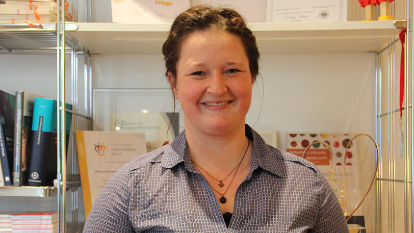 Hospizmitarbeiterin Anna Becker spricht über ihre Arbeit im Münchner Kinderhospiz.