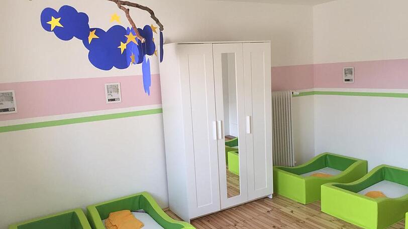 Die Innenräume der Kita sind bereits fertig eingerichtet, nur die Kinder fehlen noch.