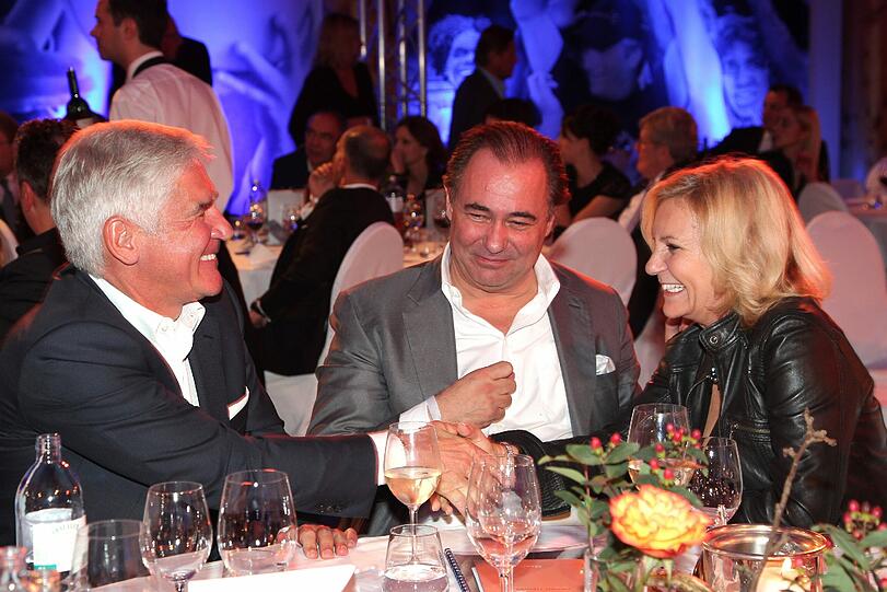 Michael Heinritzi, Willy Beier und Sabine Christiansen.