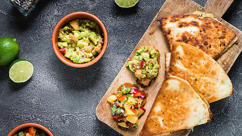 Gegrillte Quesadillas sind ein Traum