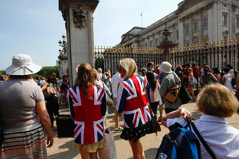 London wartet auf das Royal Baby - die Bilder.