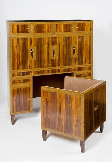 Koloman Moser, Schreibschrank für Berta Waerndorfer, 1903, Ausführung: Wiener Werkstätte