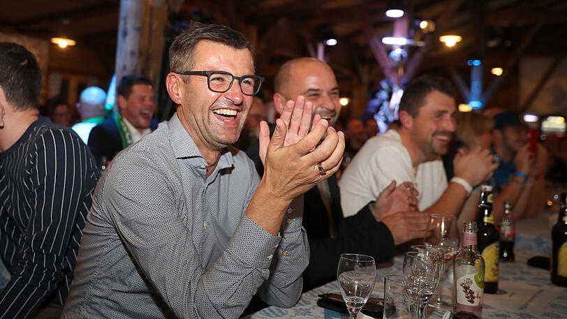 Michael Köllner hatte am Benefizabend gute Laune.