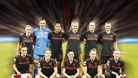 Fast meisterhaft: Reicht es für die Mannschaft der Bayern-Frauen am Saisonende für einen Titel?