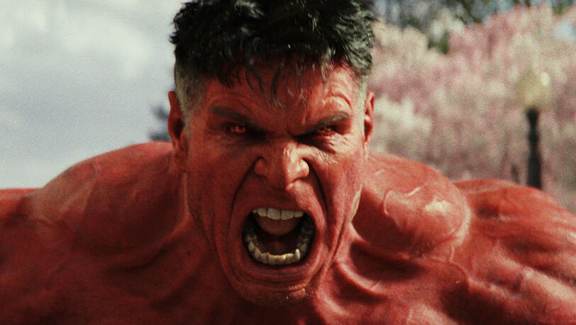 Mutation von Harrison Ford in ein Präsidentenmonster. Mutation von Harrison Ford in ein Präsidentenmonster.