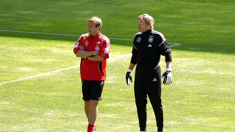 Teilte Oliver Kahn die Entscheidung gegen ihn pers&ouml;nlich mit: Sommerm&auml;rchen-Trainer J&uuml;rgen Klinsmann.