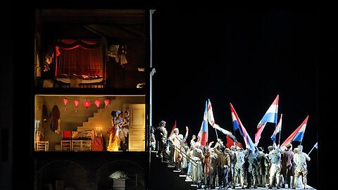"Andrea Chénier" in der Inszenierung von Philipp Stölzl in der Bayerischen Staatsoper