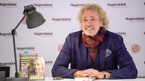 Thomas Gottschalk bei der "Herbstbunt"-Lesung im Hugendubel.