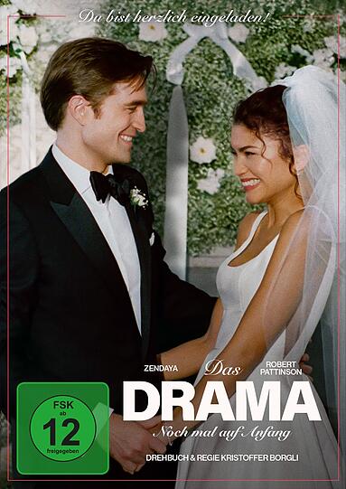 Charlie (Robert Pattinson) und Emma (Zendaya) wollen sich in "Das Drama" eigentlich das Jawort geben ... Charlie (Robert Pattinson) und Emma (Zendaya) wollen sich in "Das Drama" eigentlich das Jawort geben ...