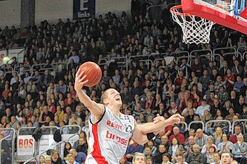 Ein vorbildlicher Kapitän: Casey Jacobsen sammelte beim Sieg in Ulm 21 Punkte und war Bambergs Bester.