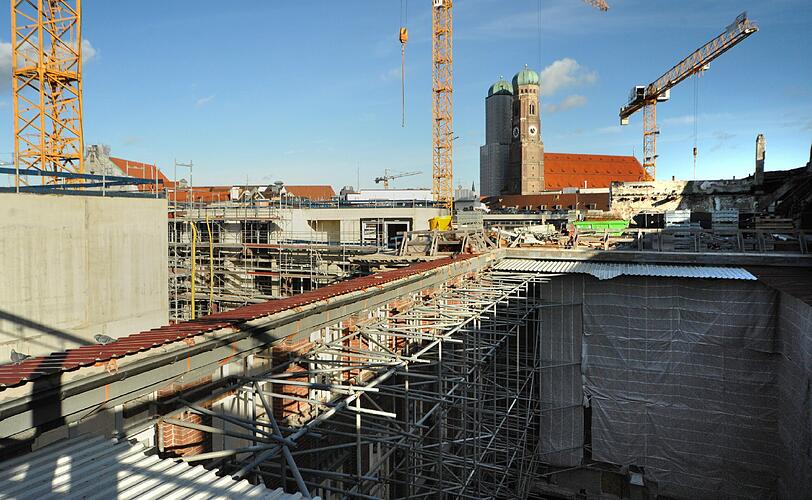 Die Hoftstatt: Ein Bilder-Rundgang auf der Baustelle