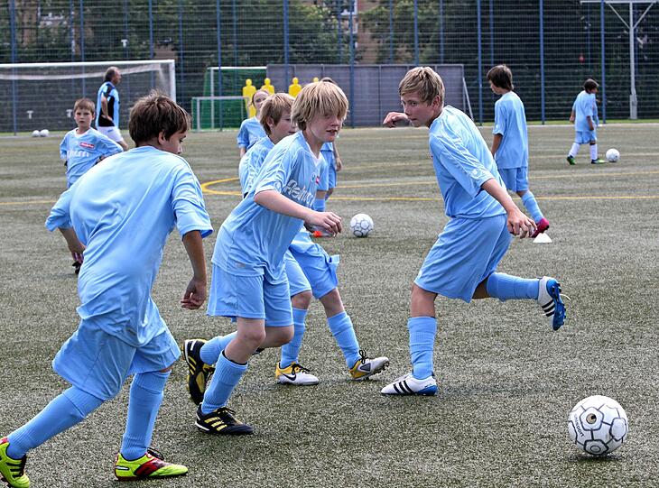 Am Vormittag wurden die Grundlagen trainiert &ndash; mal mit, mal ohne Ball. Die Bilder vom Fielmann-Camp beim TSV 1860