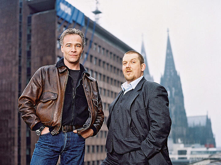 Die Kölner "Tatort"-Kommissare Max Ballauf (Klaus J. Behrendt, l.) und Freddy Schenk (Dietmar Bär)