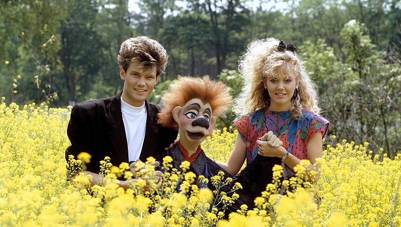 Junges Liebesglück: Inka Bause und Hendrik Bruch im Jahr 1989. Junges Liebesglück: Inka Bause und Hendrik Bruch im Jahr 1989.