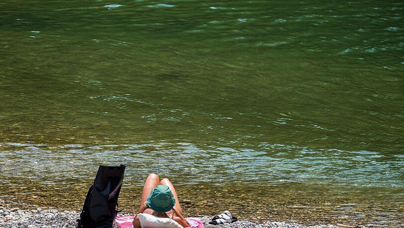 Die Hitzewelle in Bayern h&auml;lt weiter an.