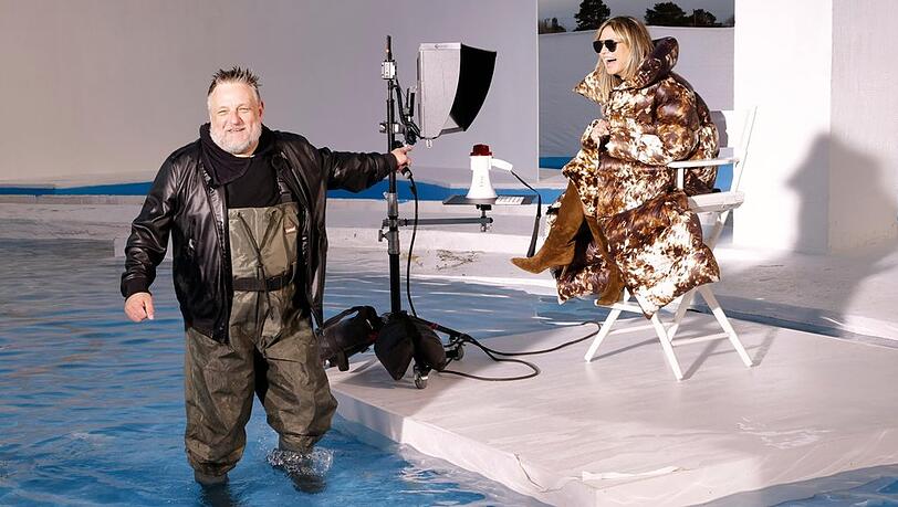 "Fischen" nach neuen Topmodels: Heidi und Fotograf Rankin. "Fischen" nach neuen Topmodels: Heidi und Fotograf Rankin.