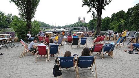 Der Kulturstrand an der Isar. (Archivbild)
