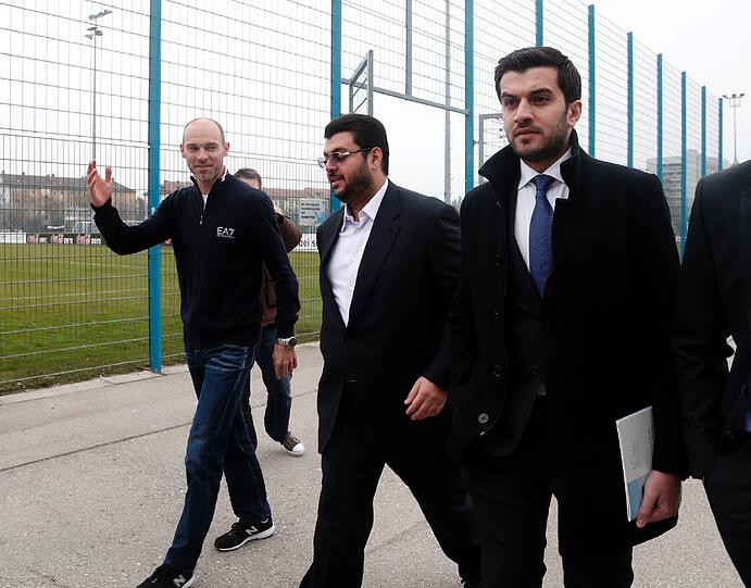 Bilder vom 1860-Gipfel mit Investor Hasan Ismaik und dem neuen Löwen-Präsidenten Hep Monatzeder