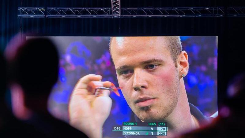 Im Fokus: Deutschlands Darts-Ass Max Hopp.