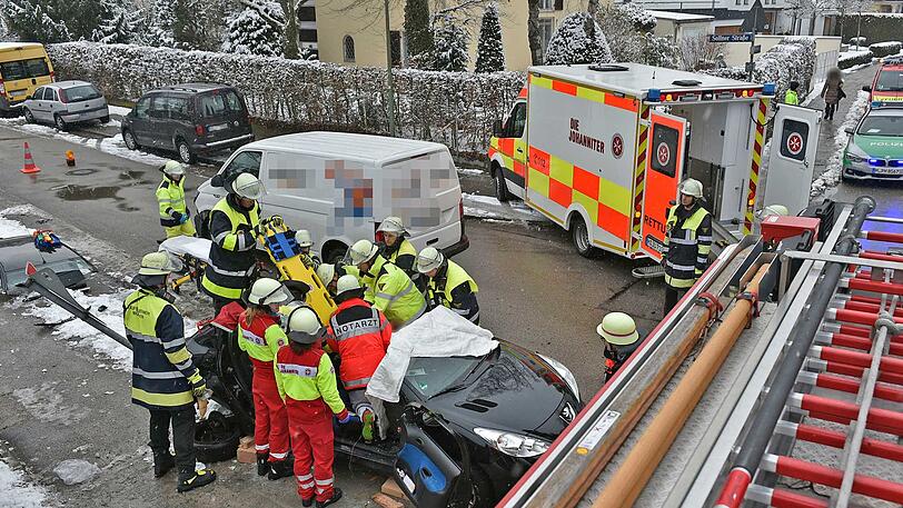 Die 70-Jährige wurde bei dem Unfall schwer verletzt.