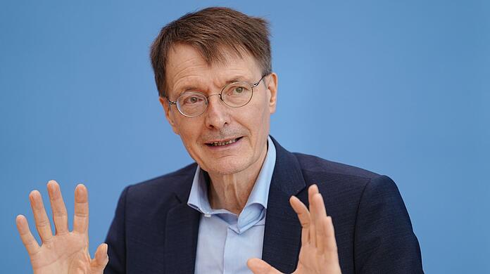 "Wir sind mit einem dynamischen Anstieg der Omikron-Fälle konfrontiert": Karl Lauterbach.