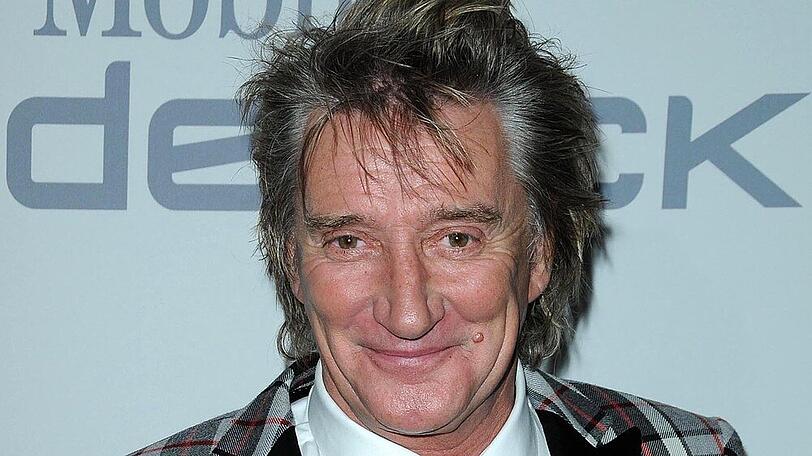 Rod Stewart hat vier seiner acht Kinder bei sich