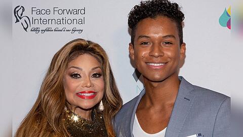Jaafar Jackson 2019 mit seiner Tante La Toya.