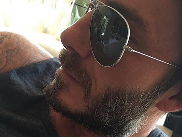 Im Mai wird David Beckham 40 - da darf er sich ein paar graue Haare leisten