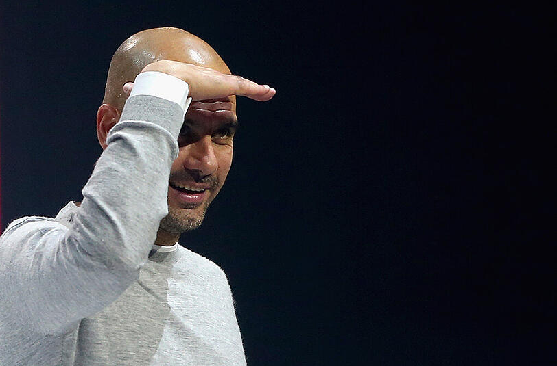 Sein Vertrag läuft noch bis 2016: Bayern-Trainer Pep Guardiola
