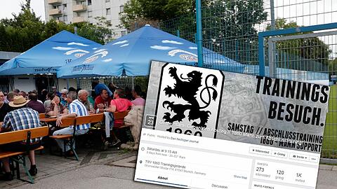 Doch keine 1860 Mann beim Abschlusstraining vor Braunschweig. Der Verein hat die Aktion abgesagt.