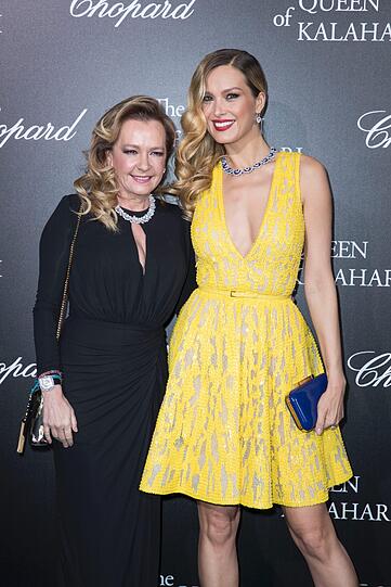 Caroline Scheufele und Petra Nemcova