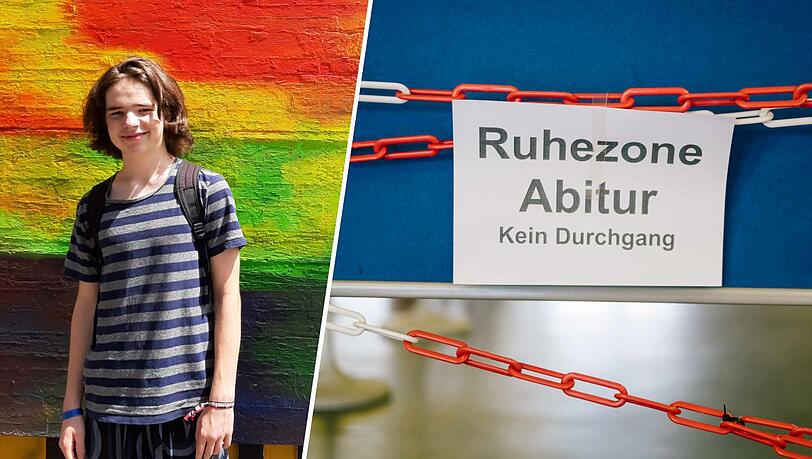Bayerische Schüler um Joshua von Puttkamer (im Bild) fordern vom bayerischen Kultusministerium, dass heuer die schriftlichen Abi-Prüfungen wegen der Corona-Krise ausfallen sollen. Bayerische Schüler um Joshua von Puttkamer (im Bild) fordern vom bayerischen Kultusministerium, dass heuer die schriftlichen Abi-Prüfungen wegen der Corona-Krise ausfallen sollen.