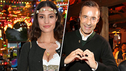 Nadine Menz und Kai Pflaume sind Wiesn-Fans