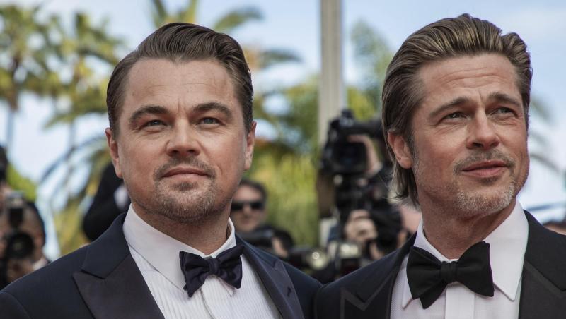 Brad Pitt konnte Leonardo DiCaprio keine Antwort entlocken. Brad Pitt konnte Leonardo DiCaprio keine Antwort entlocken.