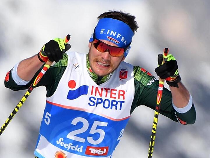 Skilangläufer Lucas Bögl erreichte über 15 Kilometer im freien Stil den neunten Rang.