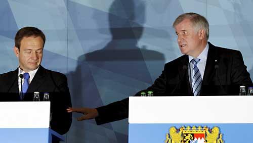 Bernd Weiß und Horst Seehofer. Bernd Weiß und Horst Seehofer.