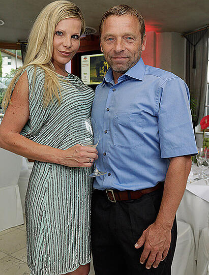 Thomas Häßler and seine Freundin Anke.