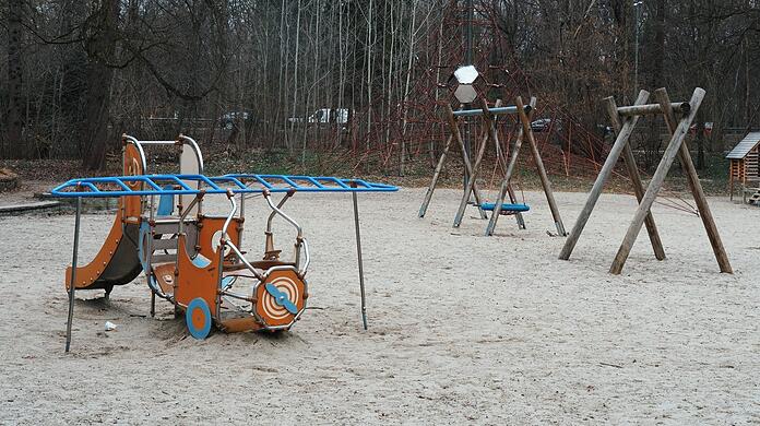 Der alte Fliegerspielplatz.