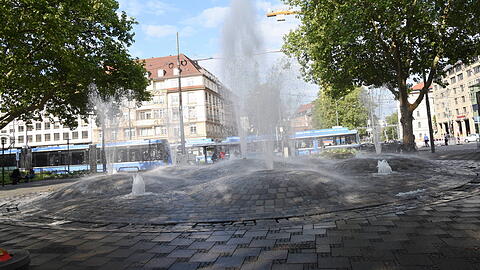 Der Busenbrunnen am Sendlinger-Tor-Platz – in unmittelbarer Nähe der Nußbaumstraße.